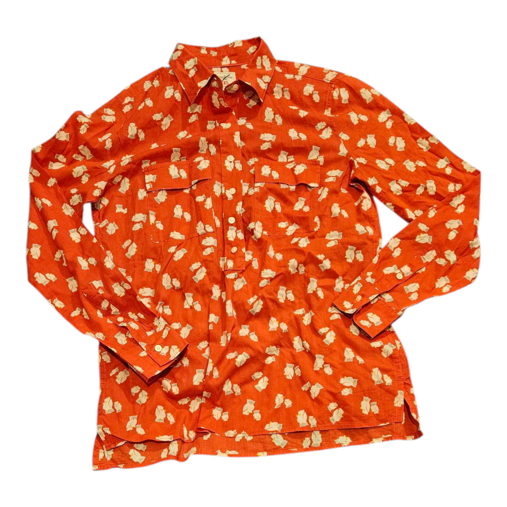 Gap The Fitted Boyfriend Shirt XS Long Sleeve Owl Print Shirt